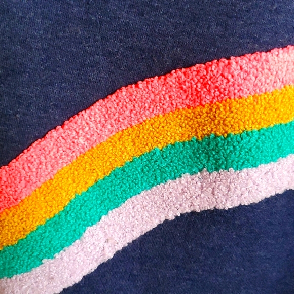 Cat & Jack girls rainbow sweatshirt - Picture 3 of 4